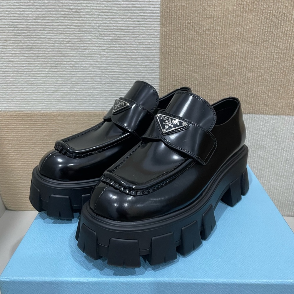 Prada Women's Black Loafers